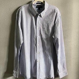 Tommy Hilfiger Casual Button-Down Long sleeve Plaid Shirt size XL